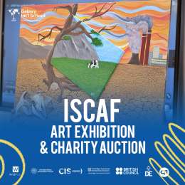 Galaxy International School Participates in the ISCAF Art Exhibition & Charity Auction