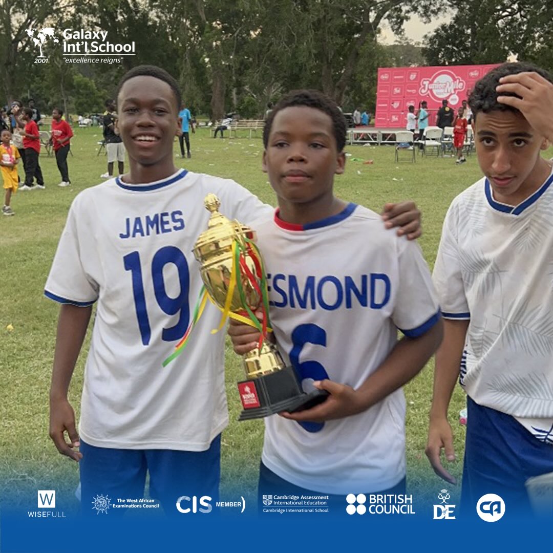 Galaxy International School U15 Football Champions Ghana