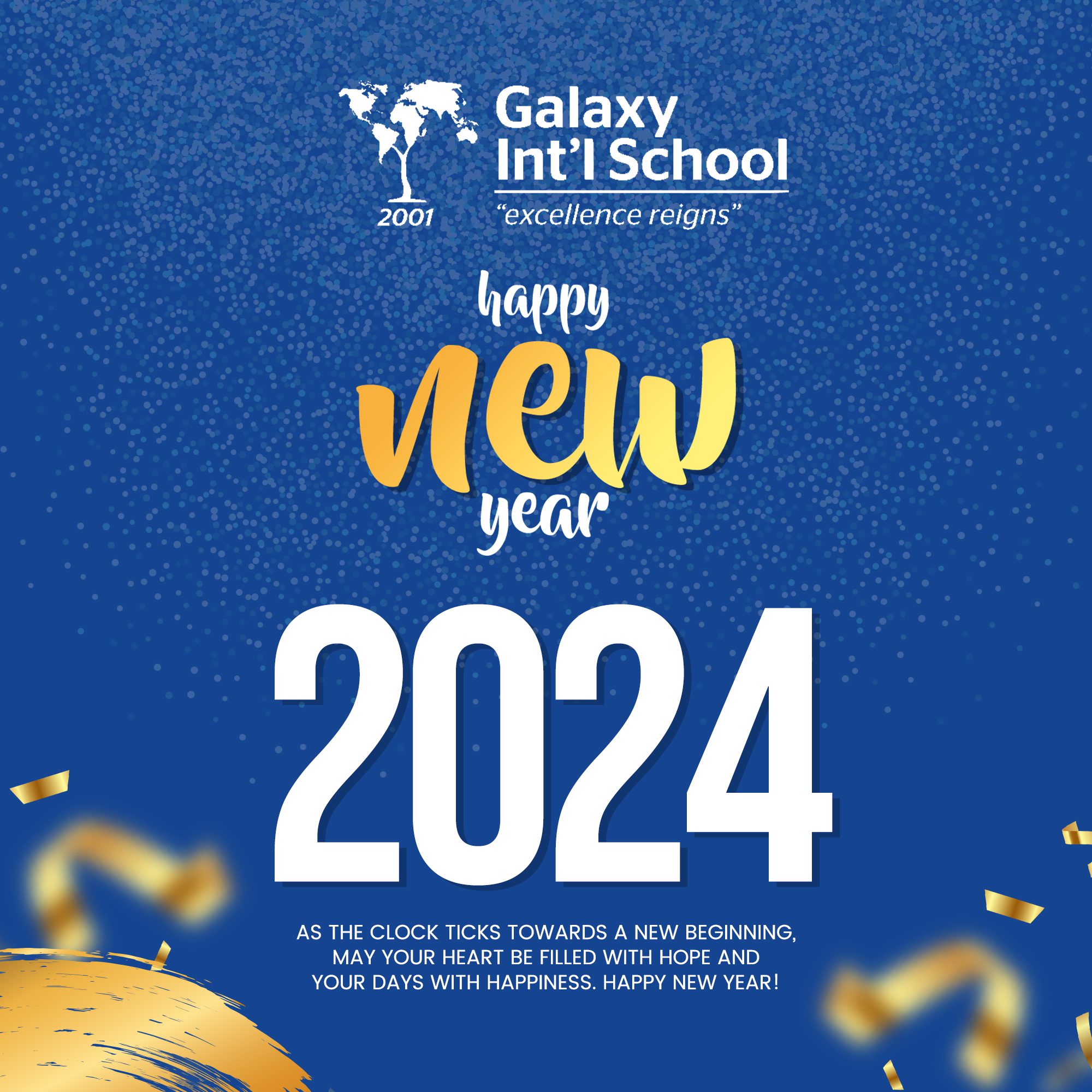 Happy New Year – 2024 – Galaxy International School